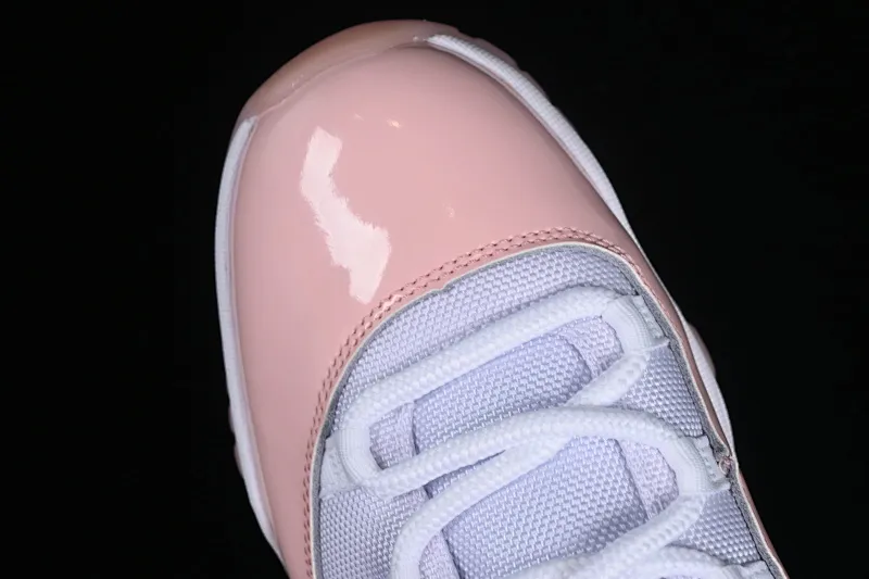 All categories Air Jordan Jordan series basketball shoes Air Jordan 11 F version Air Jordan 11 Low "Legend Pin" AJ11 Joe 11 girl pink genuine standard genuine carbon low-top basketball shoes AH7860-160